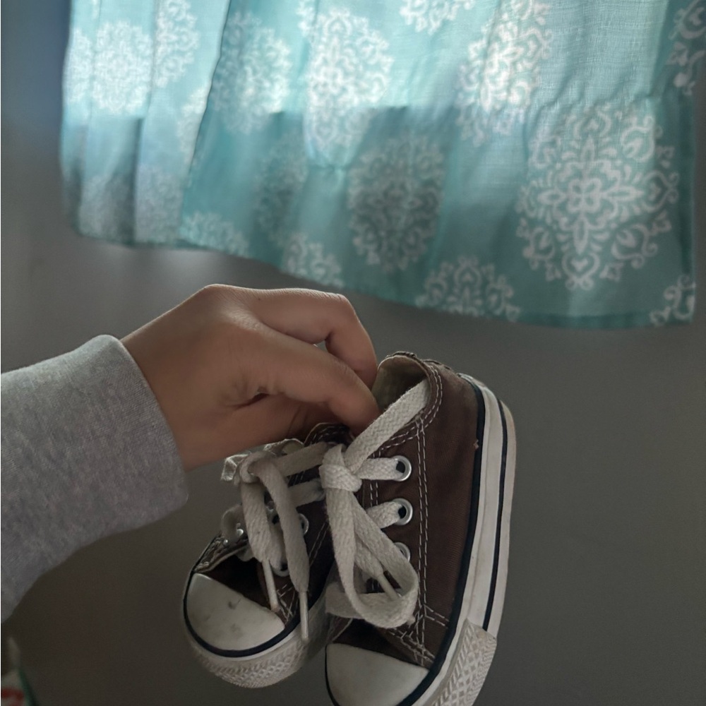 KidsBrown ConverseSneakers